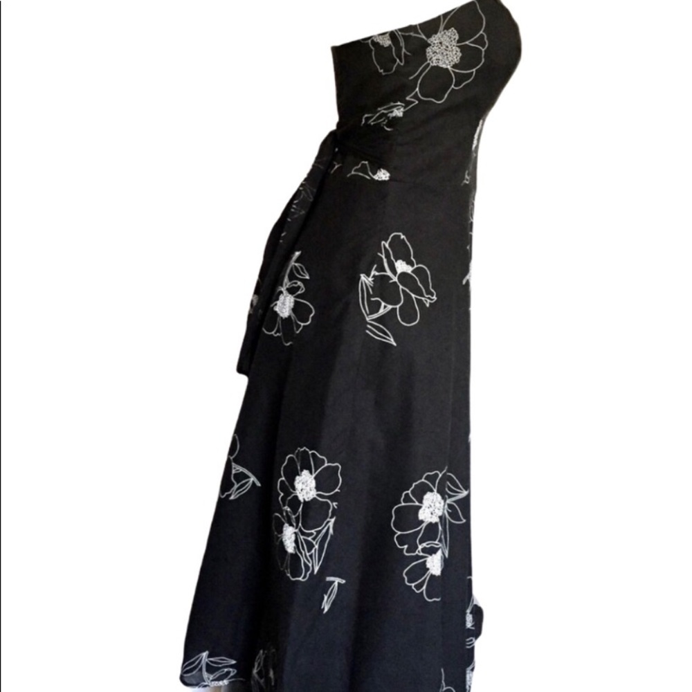 WHITE HOUSE BLACK MARKET strapless A-line dress - Picture 2 of 3